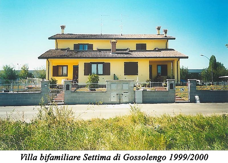 Villa bifamiliare Settima Gossolengo 1999/2000