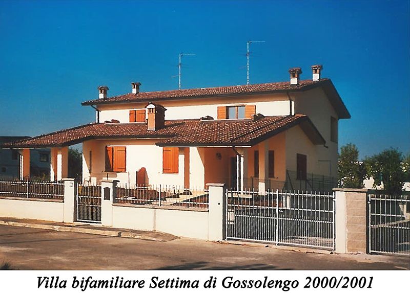 Villa bifamiliare Settima Gossolengo 2000/2001