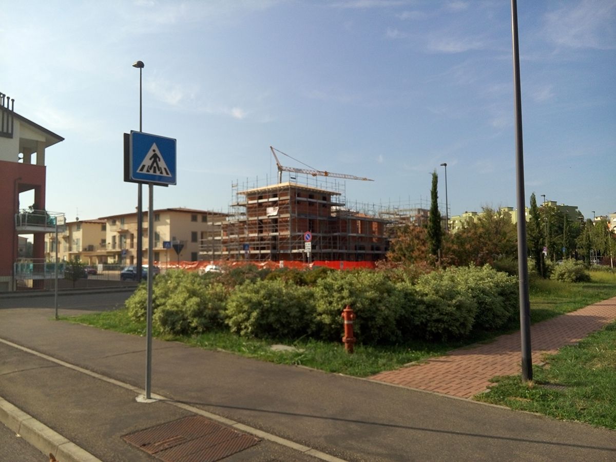 L'imponenza del cantiere