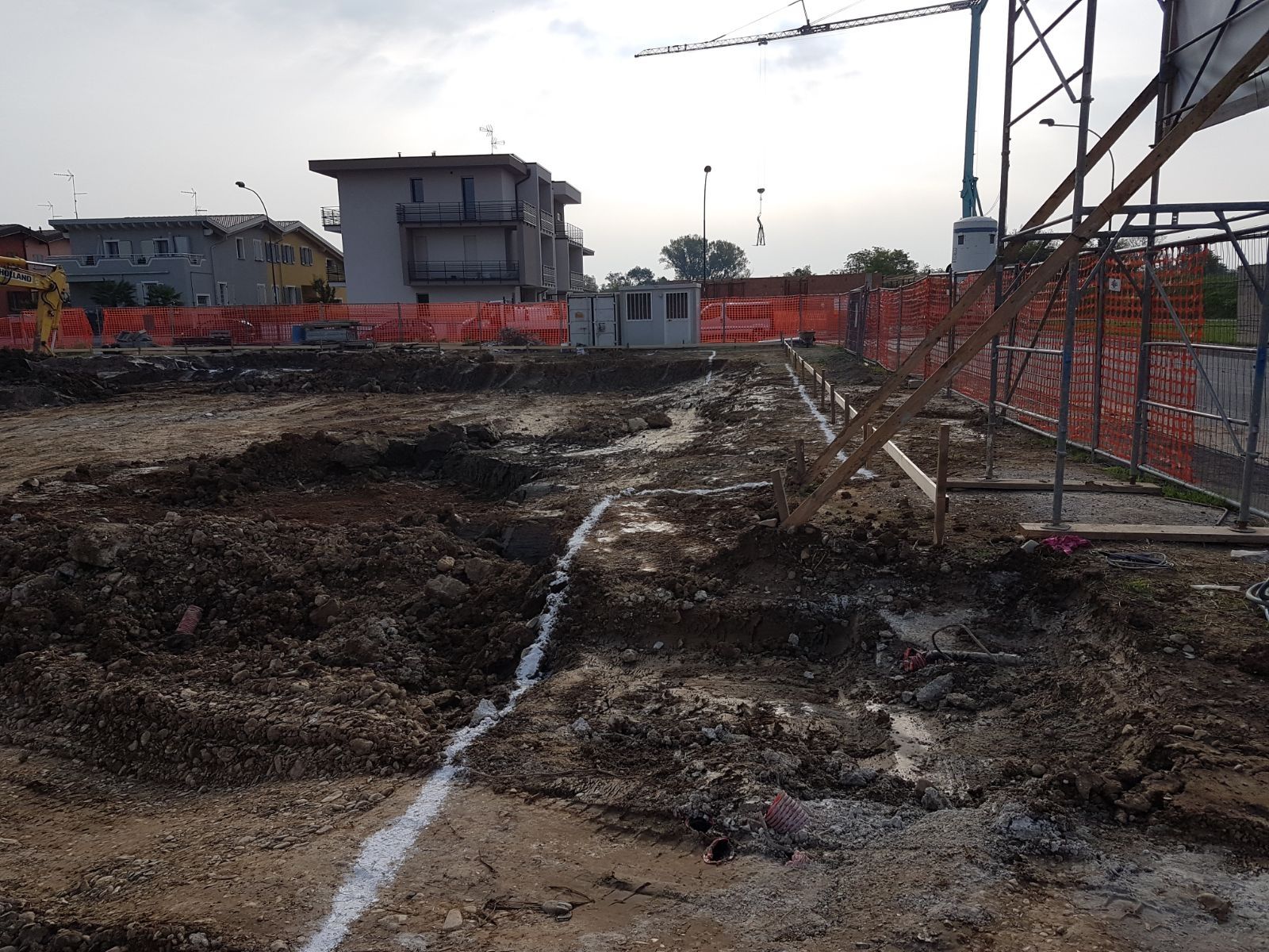 Tracciamento per sbancamento