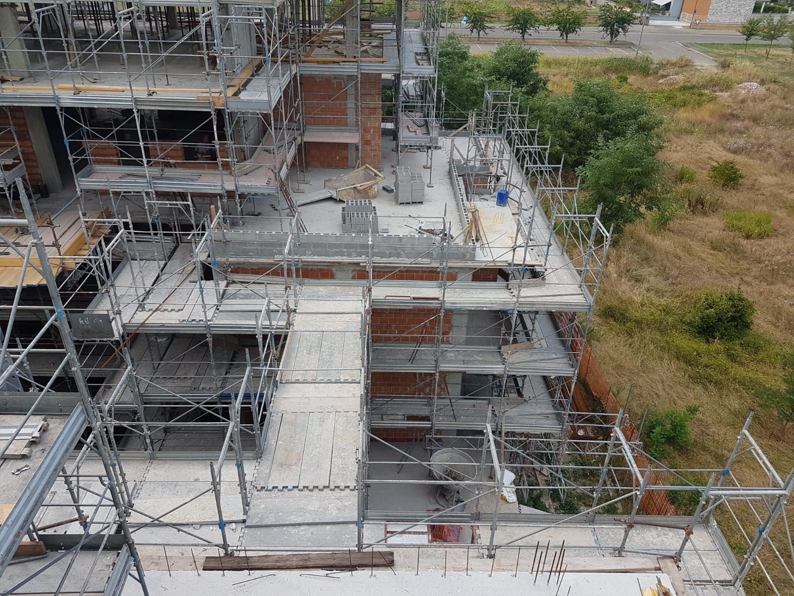Vista interna cantiere