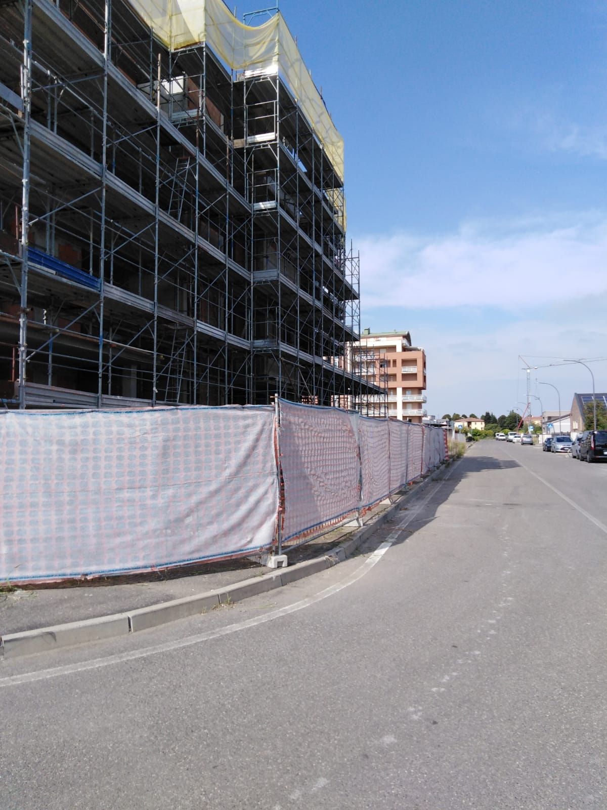 Uno spicchio di cantiere