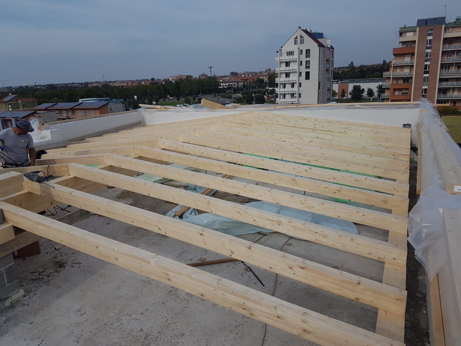 Struttura parziale copertura.