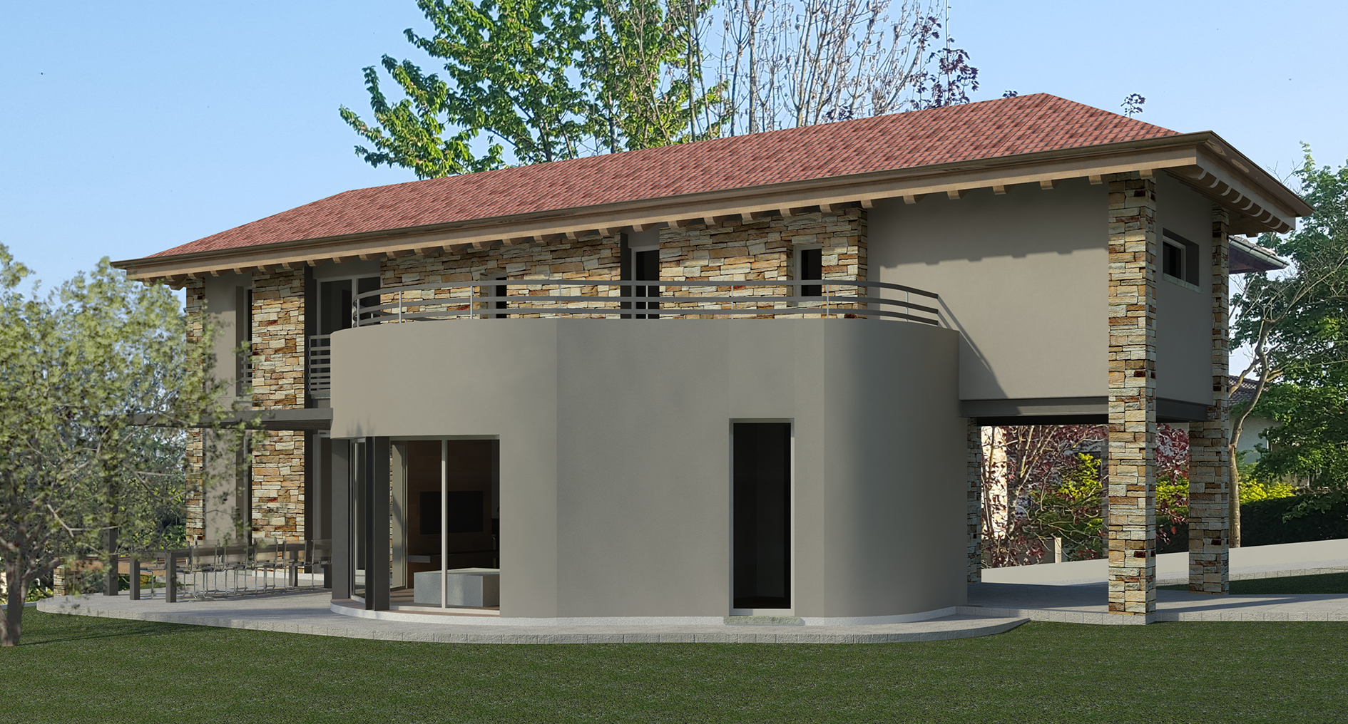 Vista fronte angolo Sx