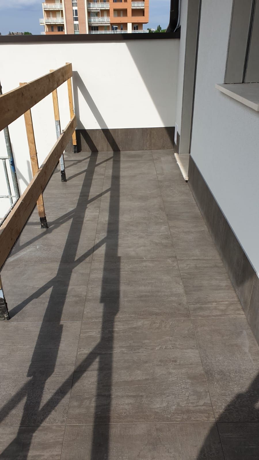 Terrazzo stuccato antracite