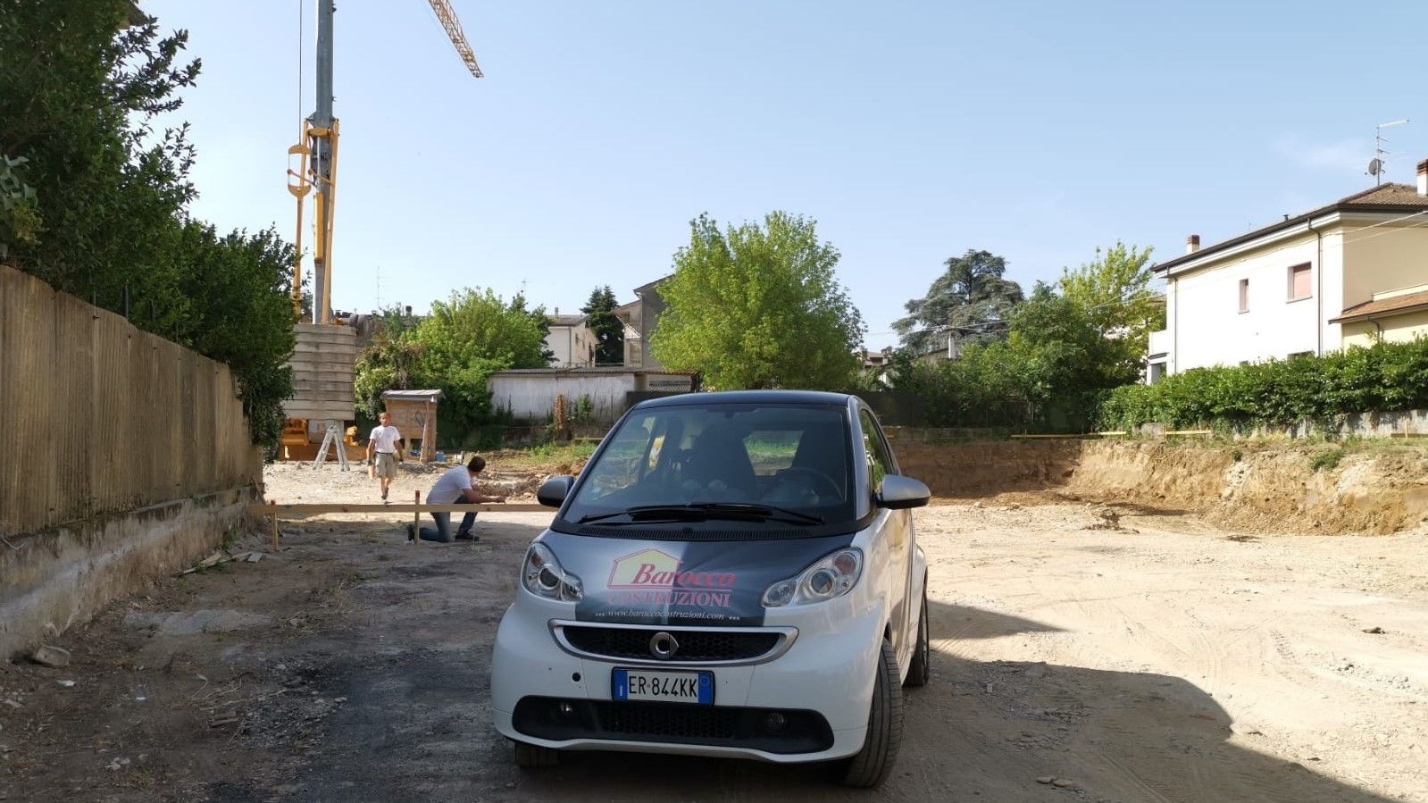Inizio lavori tracciamento