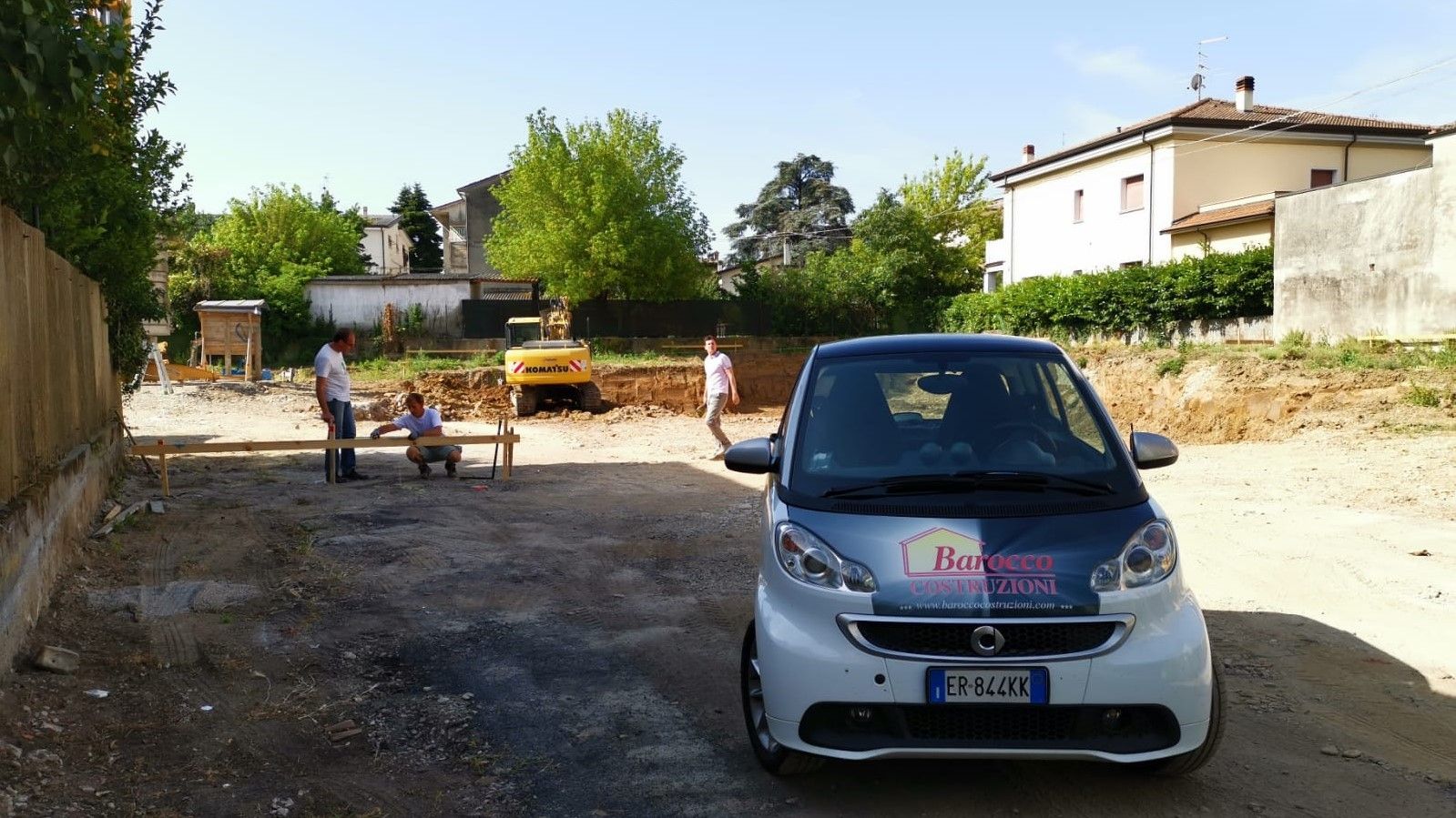 Inizio lavori tracciamento
