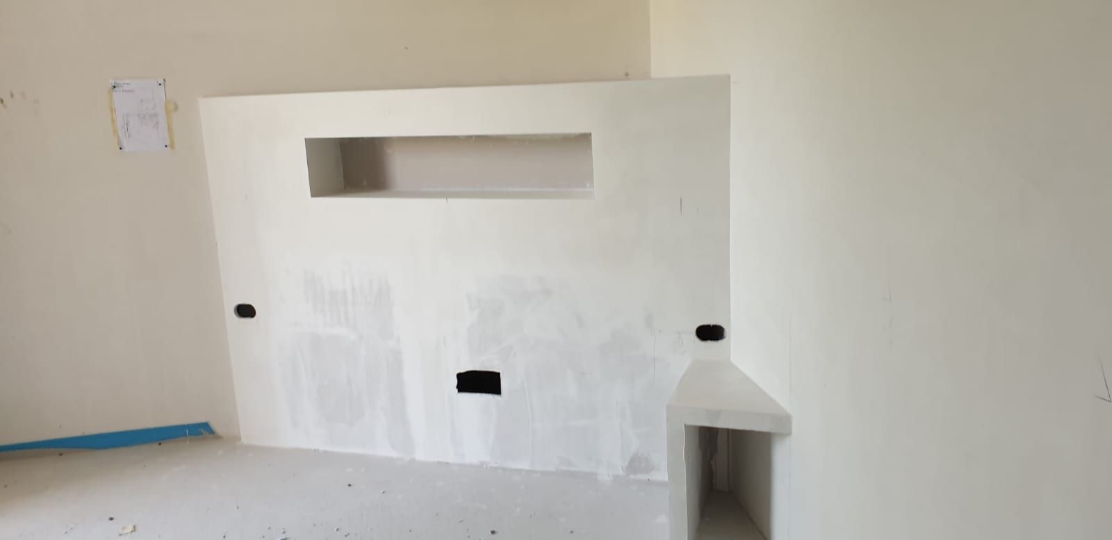 Retro letto in cartongesso