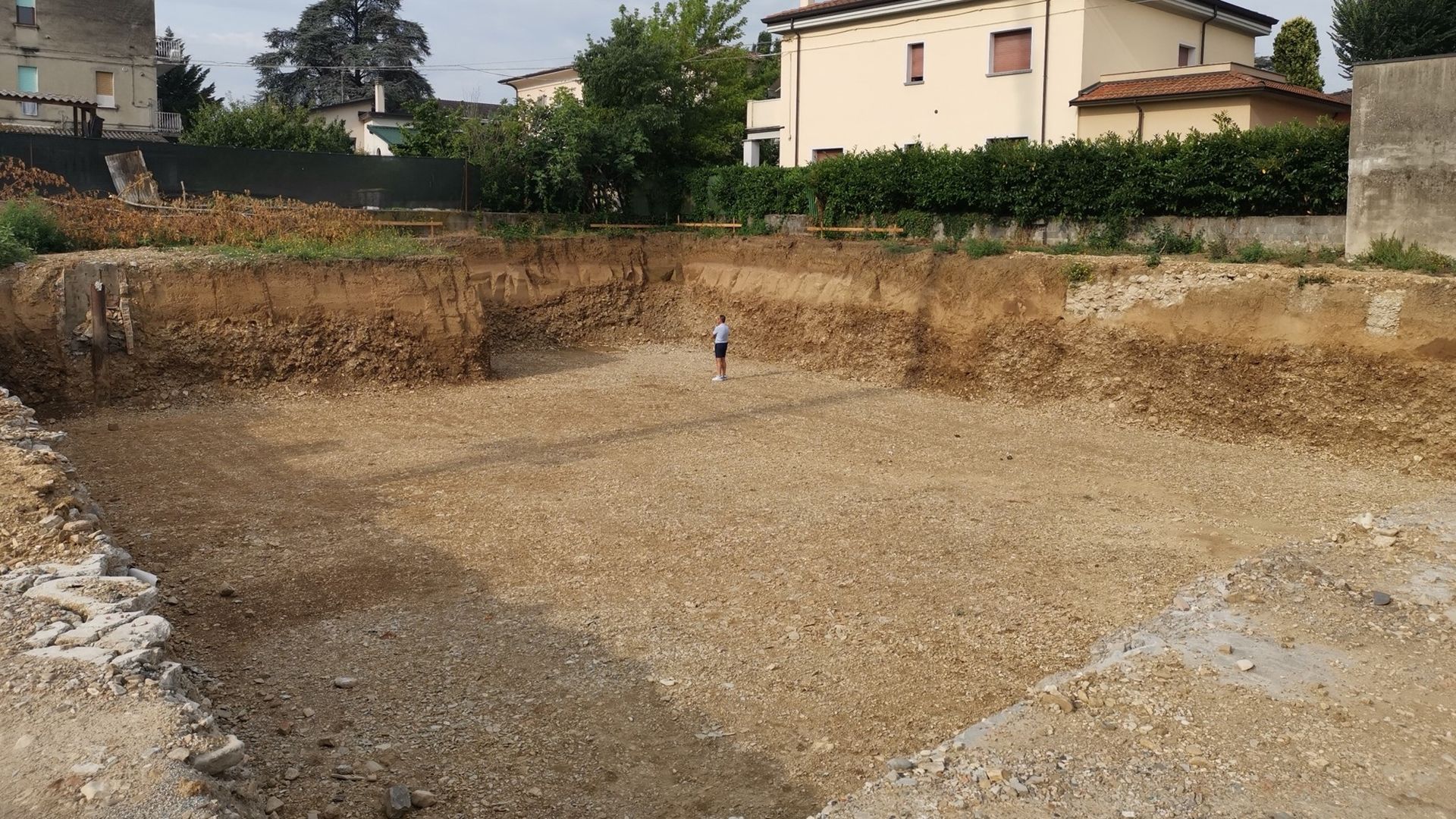 Scavo per fondazioni