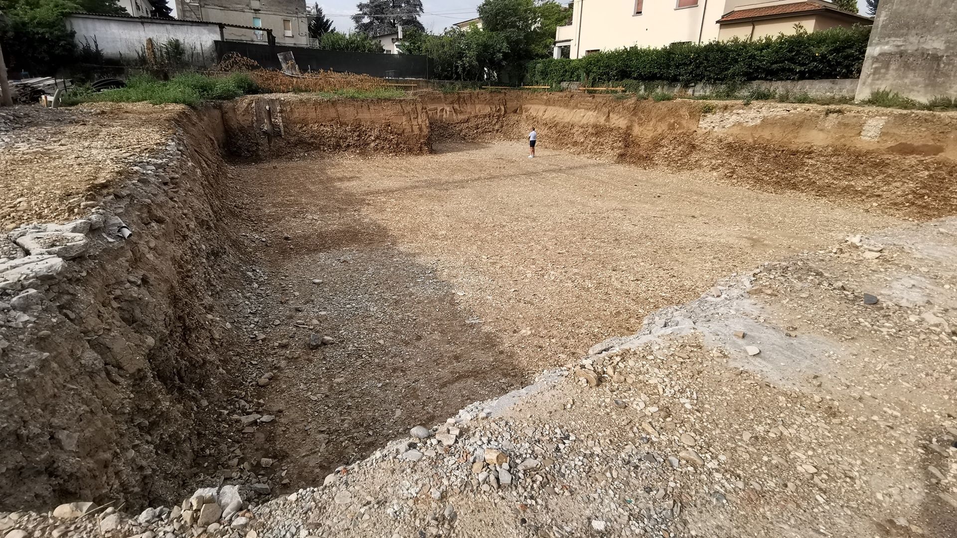 Scavo per fondazioni