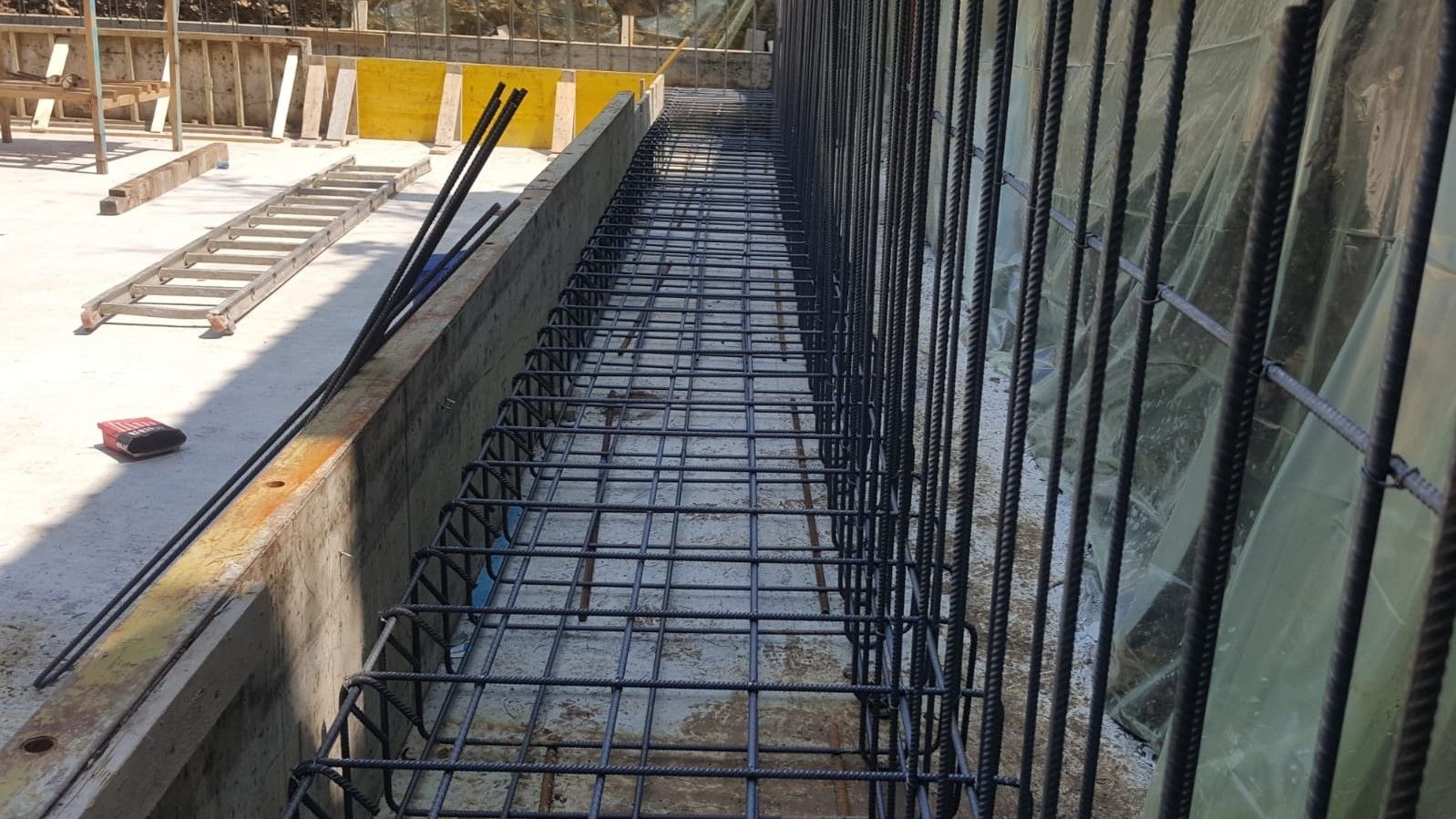 Particolare del ferro fondazioni