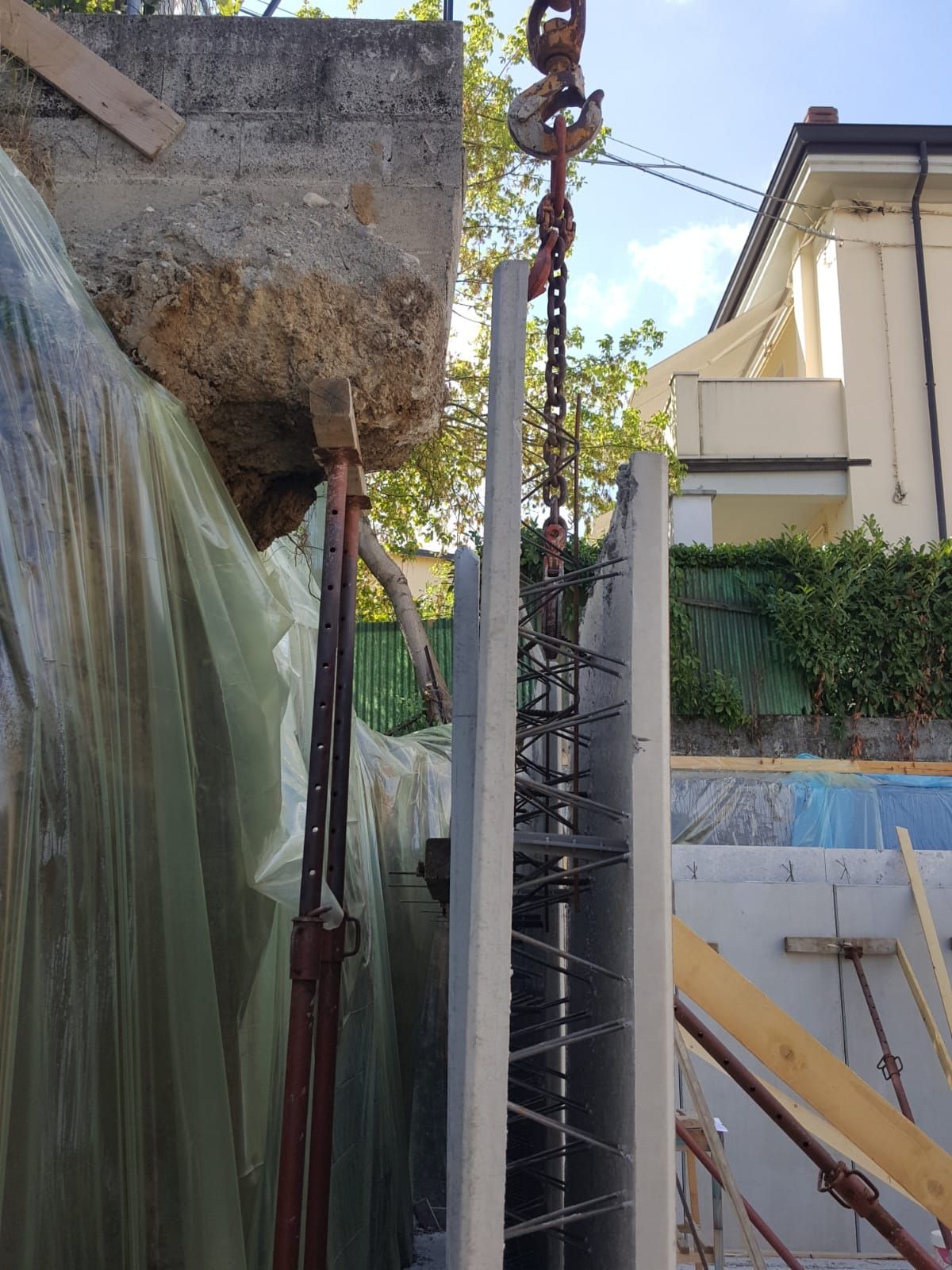 Particolare del muro