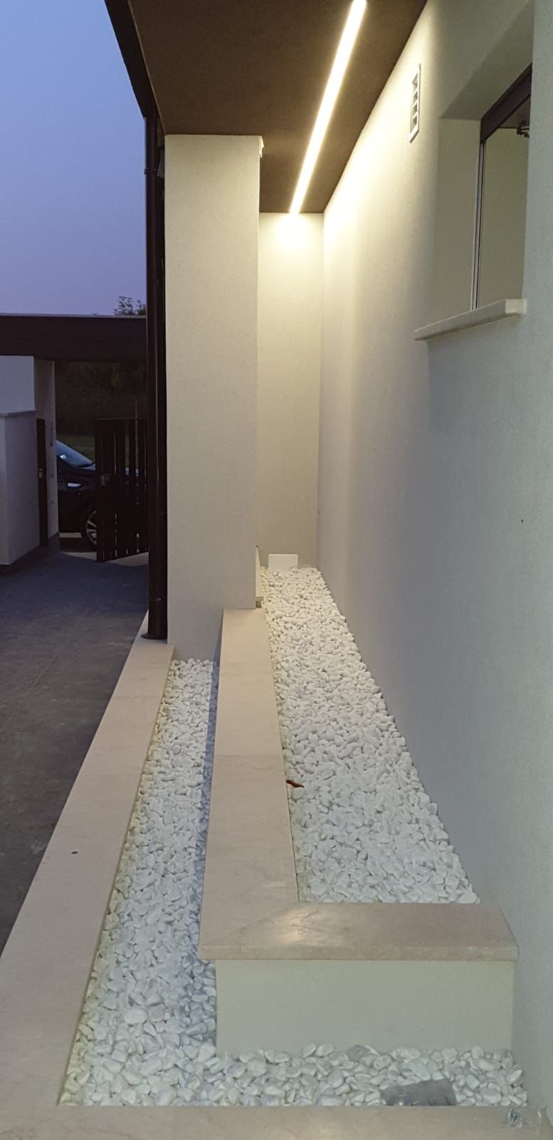 Aiuola illuminata Led