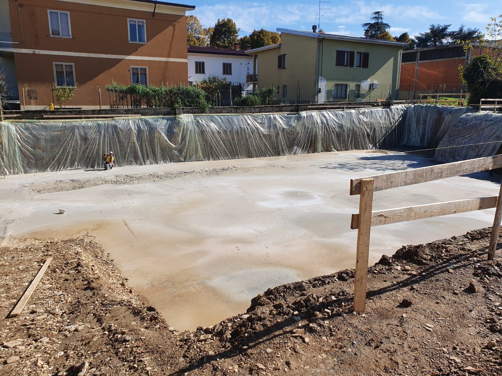 Tracciamento seconda palazzina