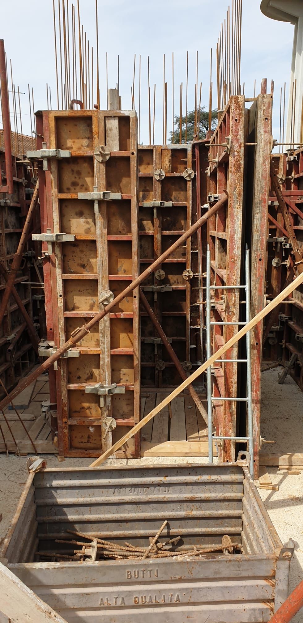 Particolare del vano scala 
