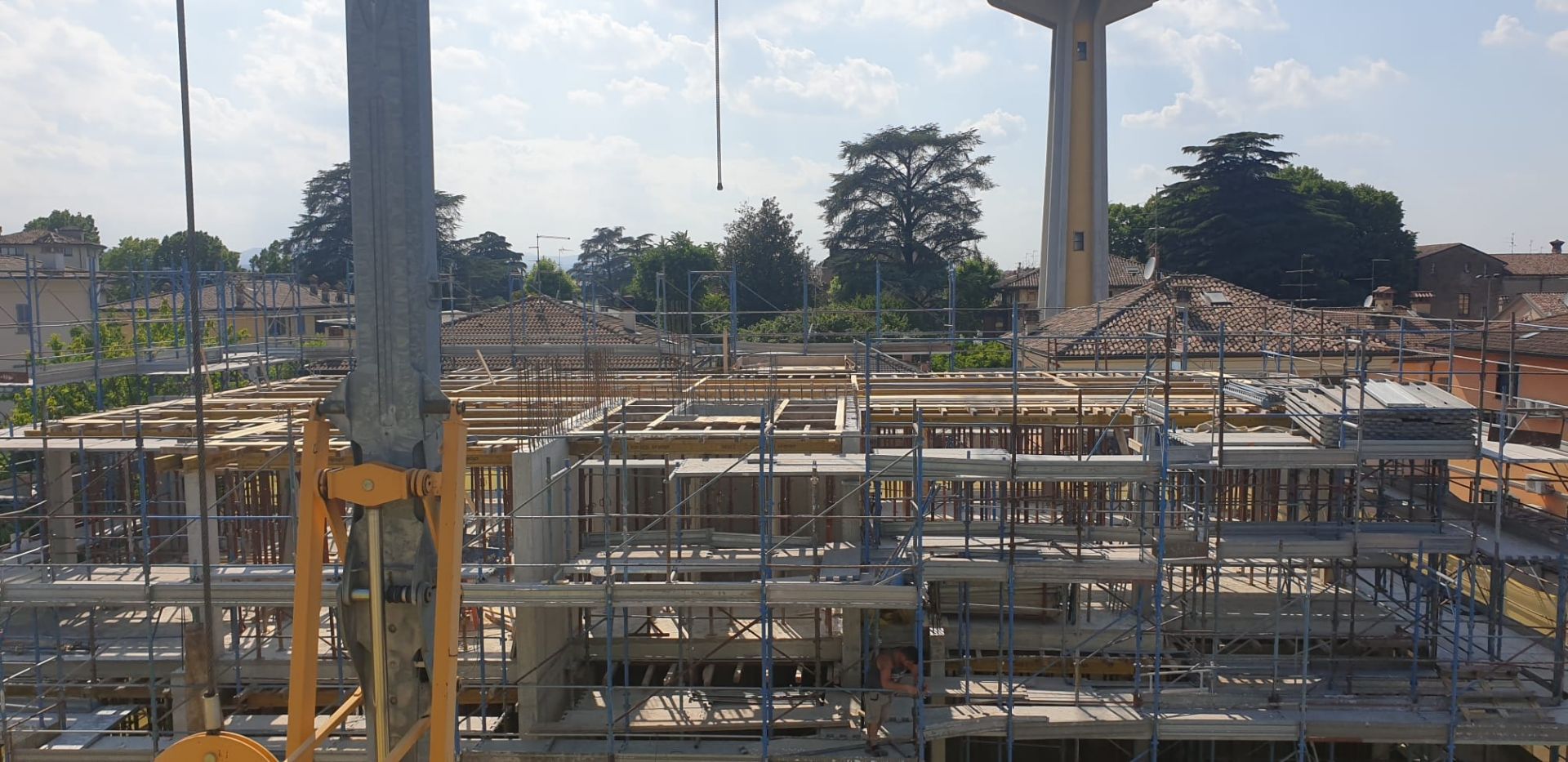 Vista del cantiere