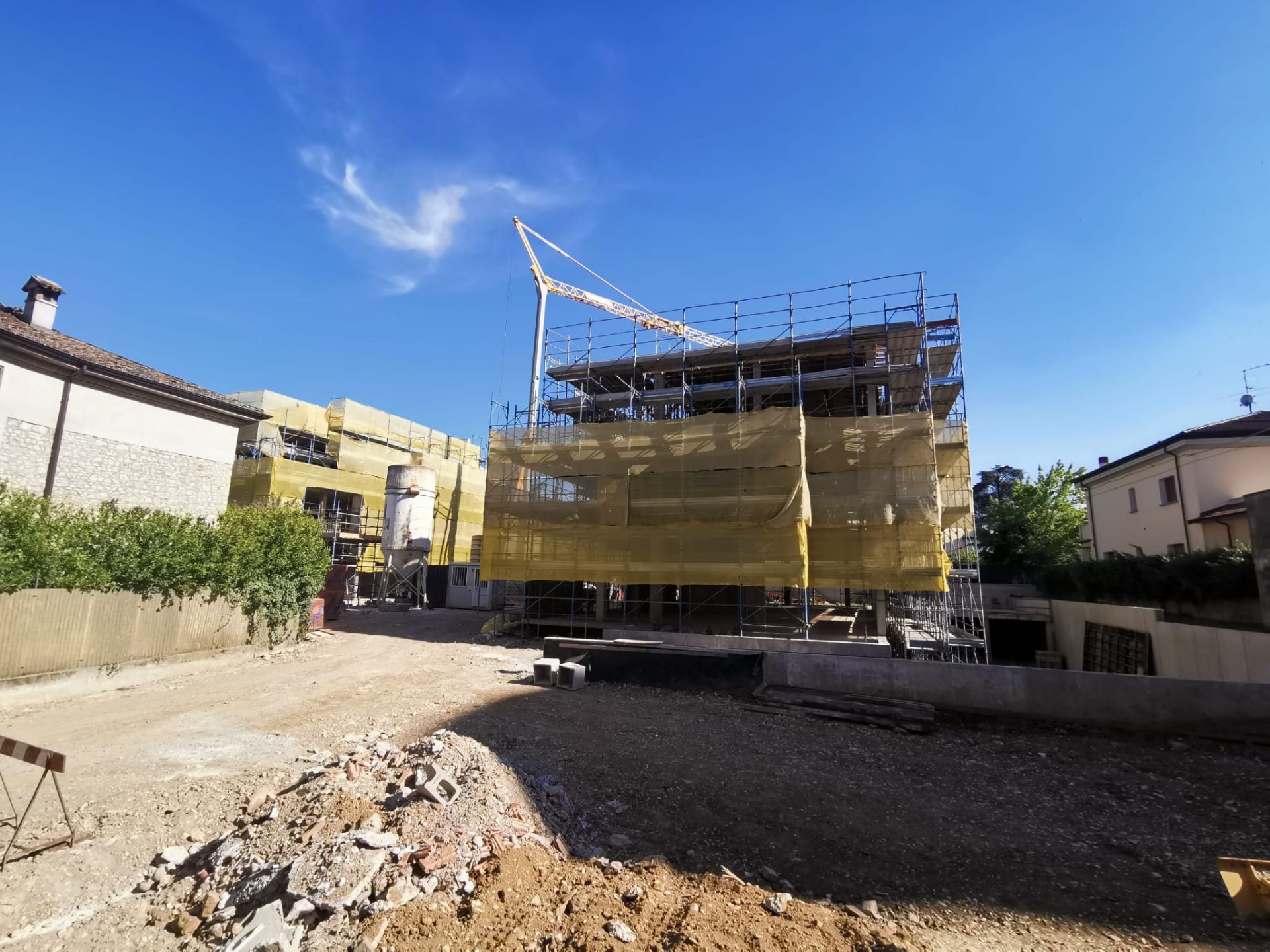 Entrati nel cantiere