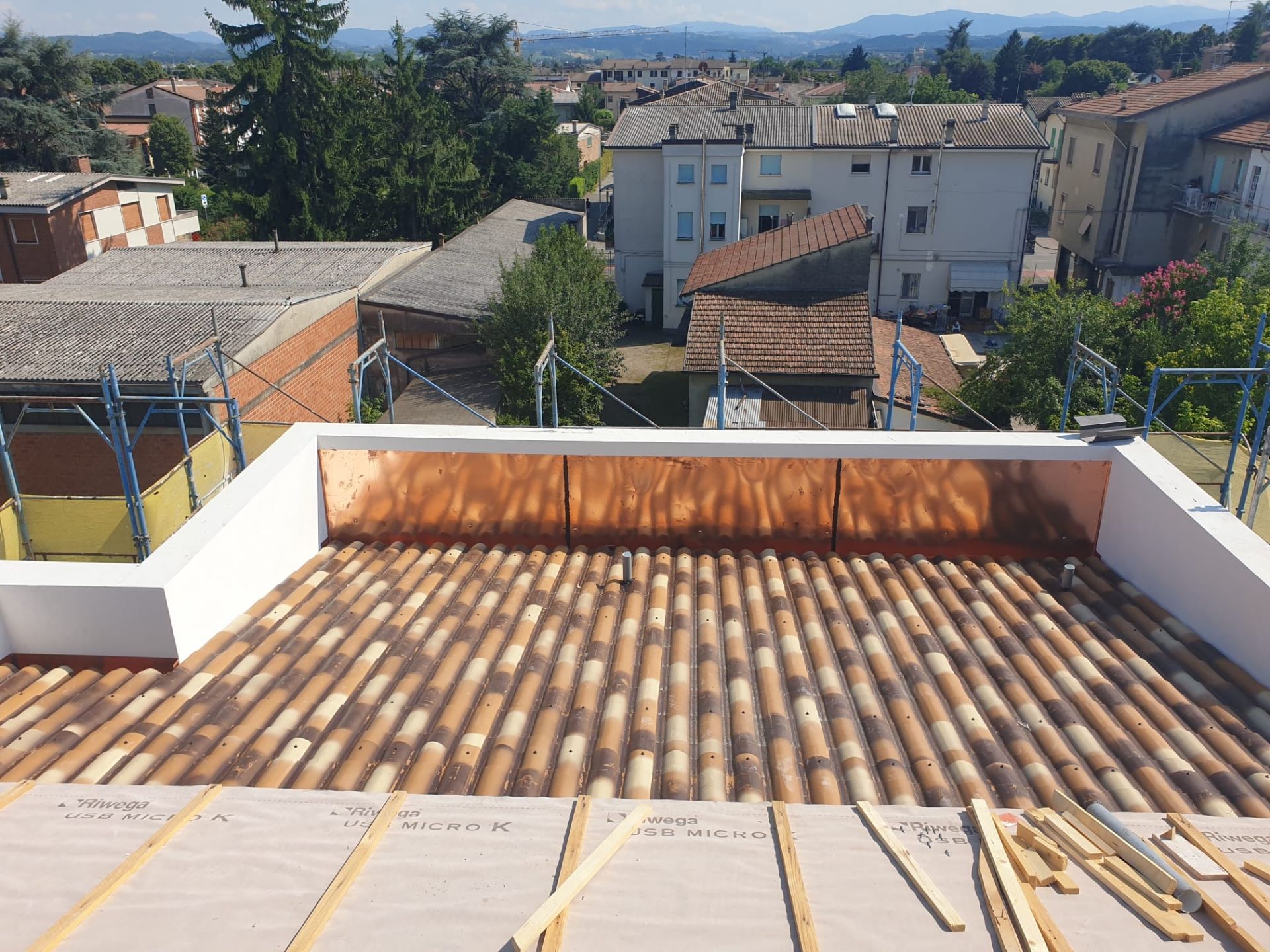 Posa copertura e rame