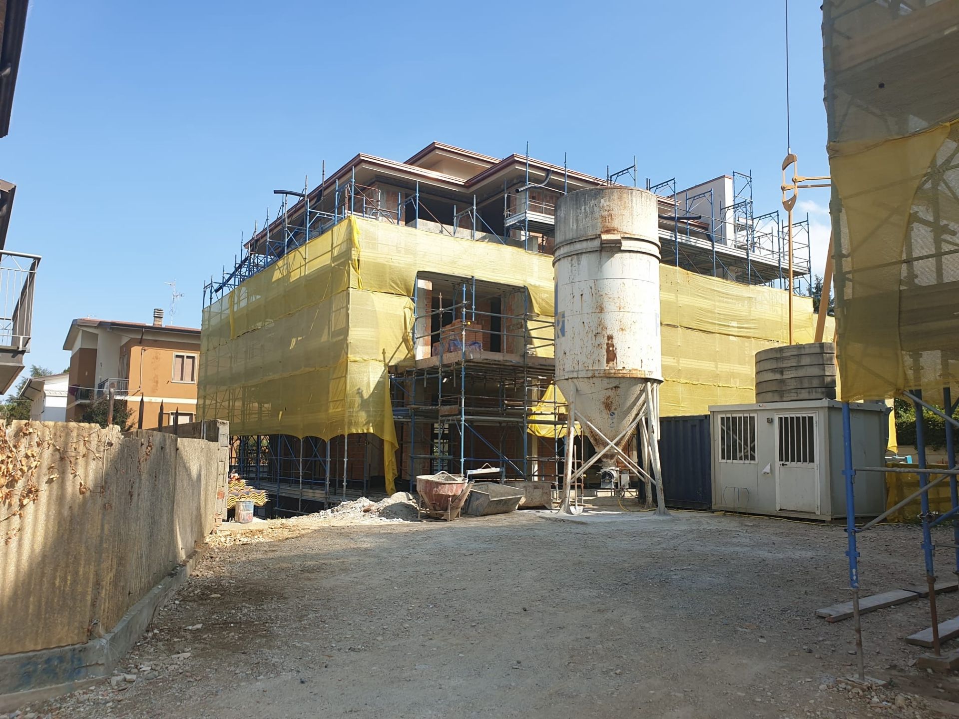 Veduta cantiere