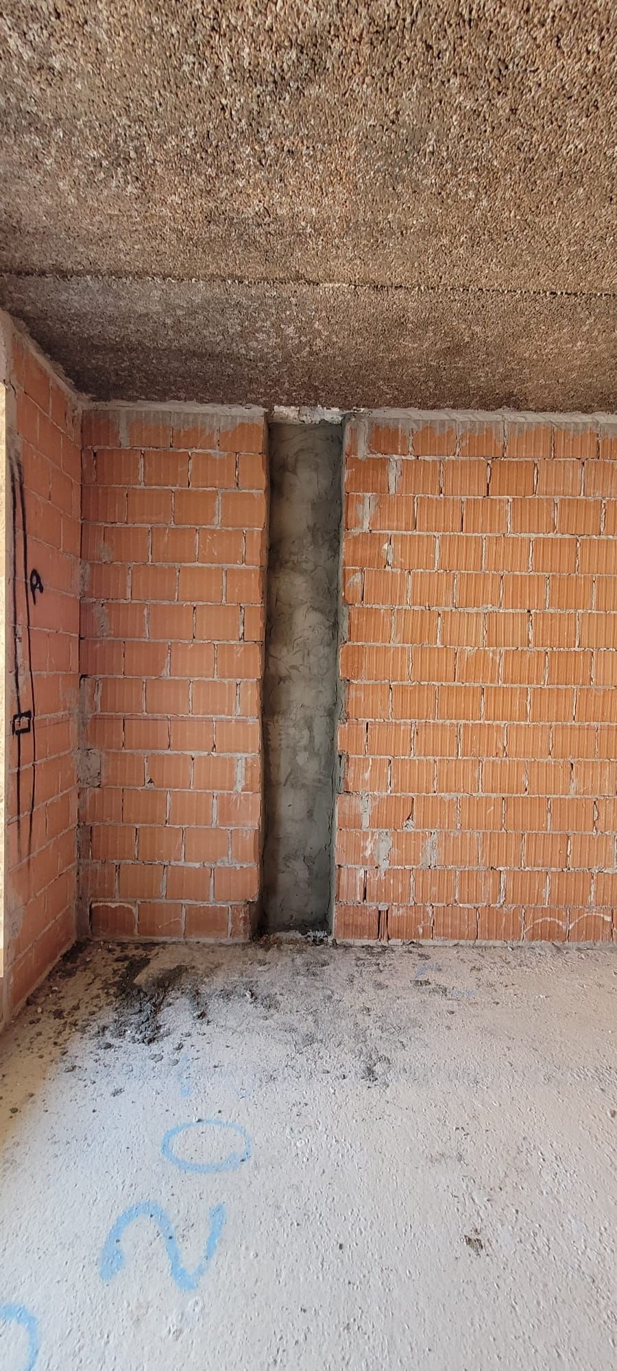 Asole intonacate per colonne
