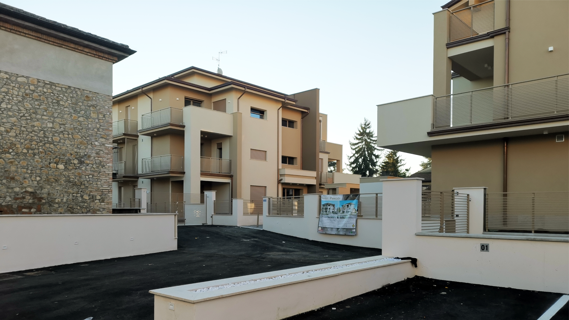 Veduta dal cortile 