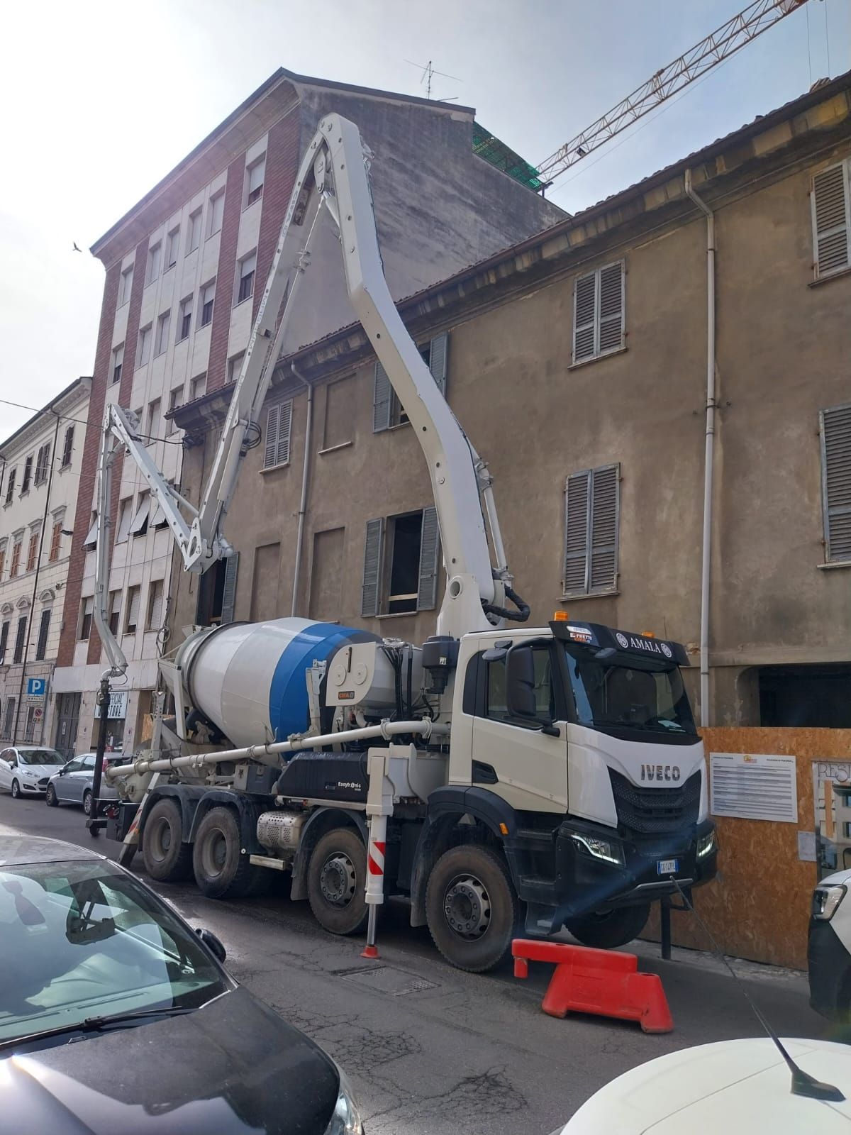Piazzamento Beton pompa