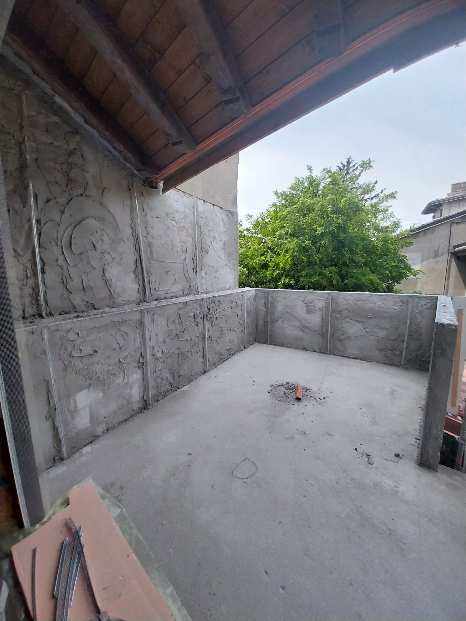 Intonaco terrazzo soluzione D
