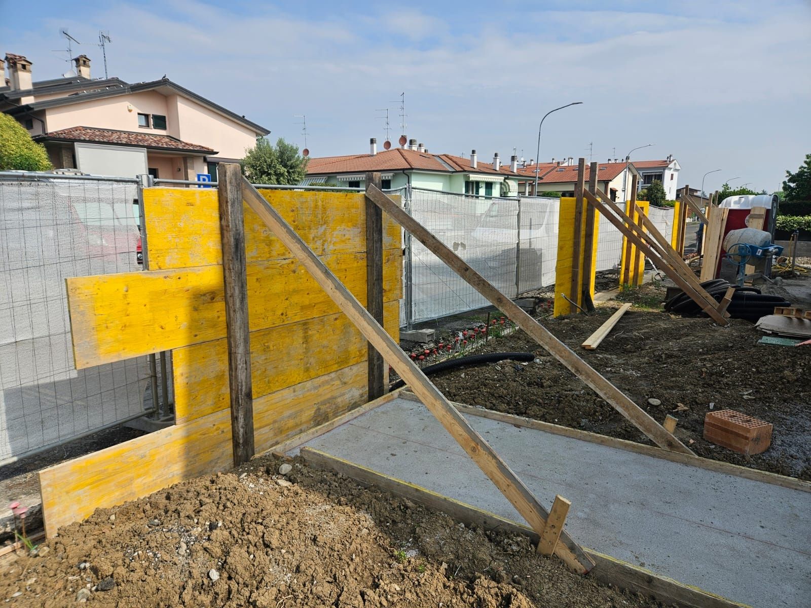 Preparazione per muratura ingressi