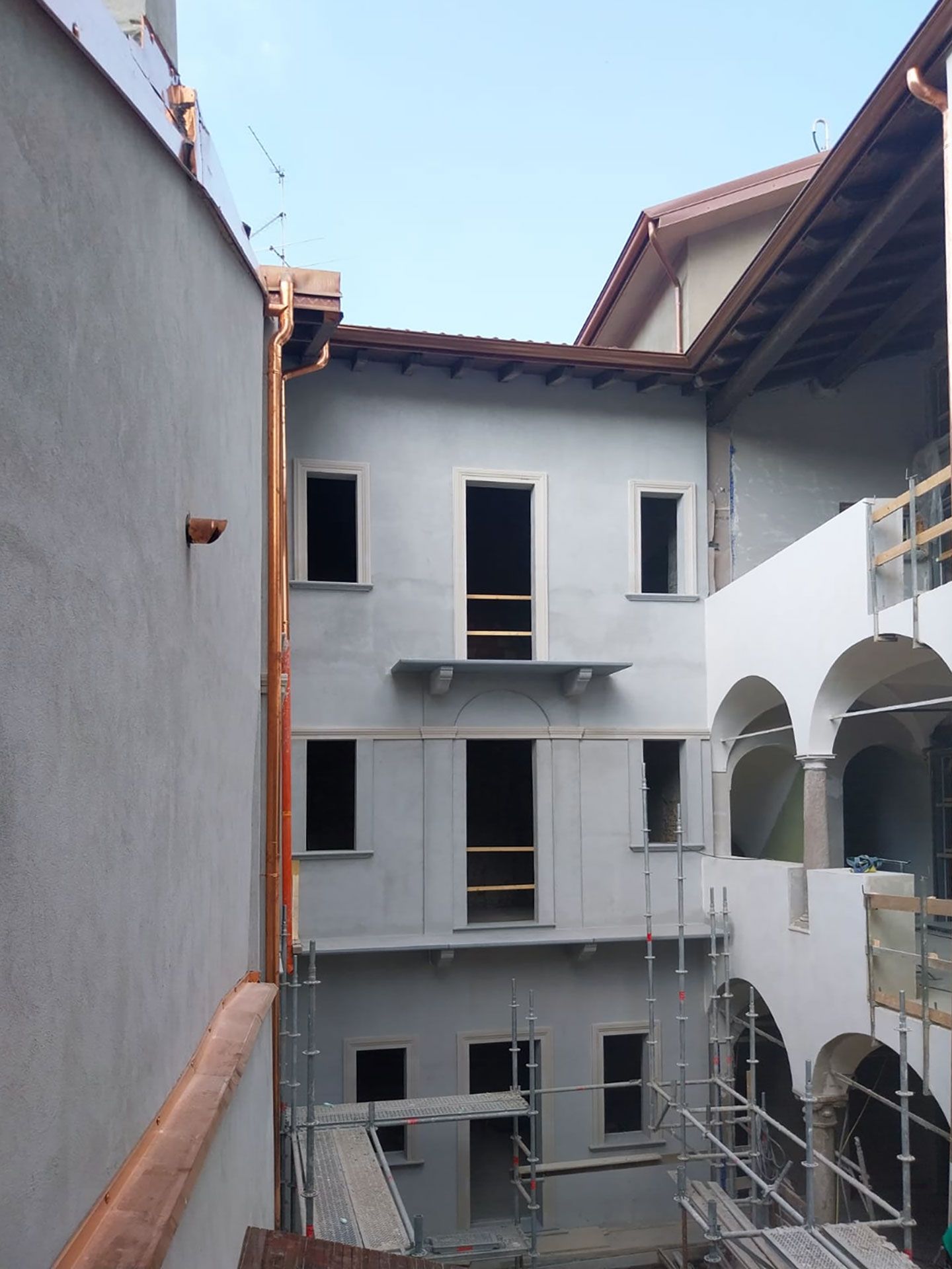 Rimozione ponteggio interno