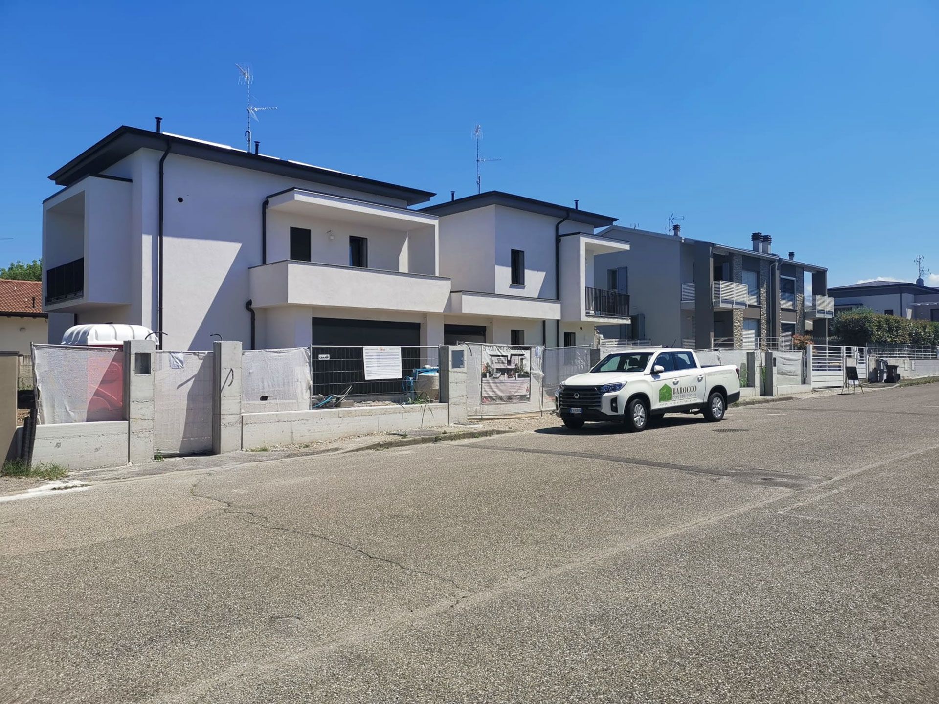 Vista angolo Villa A