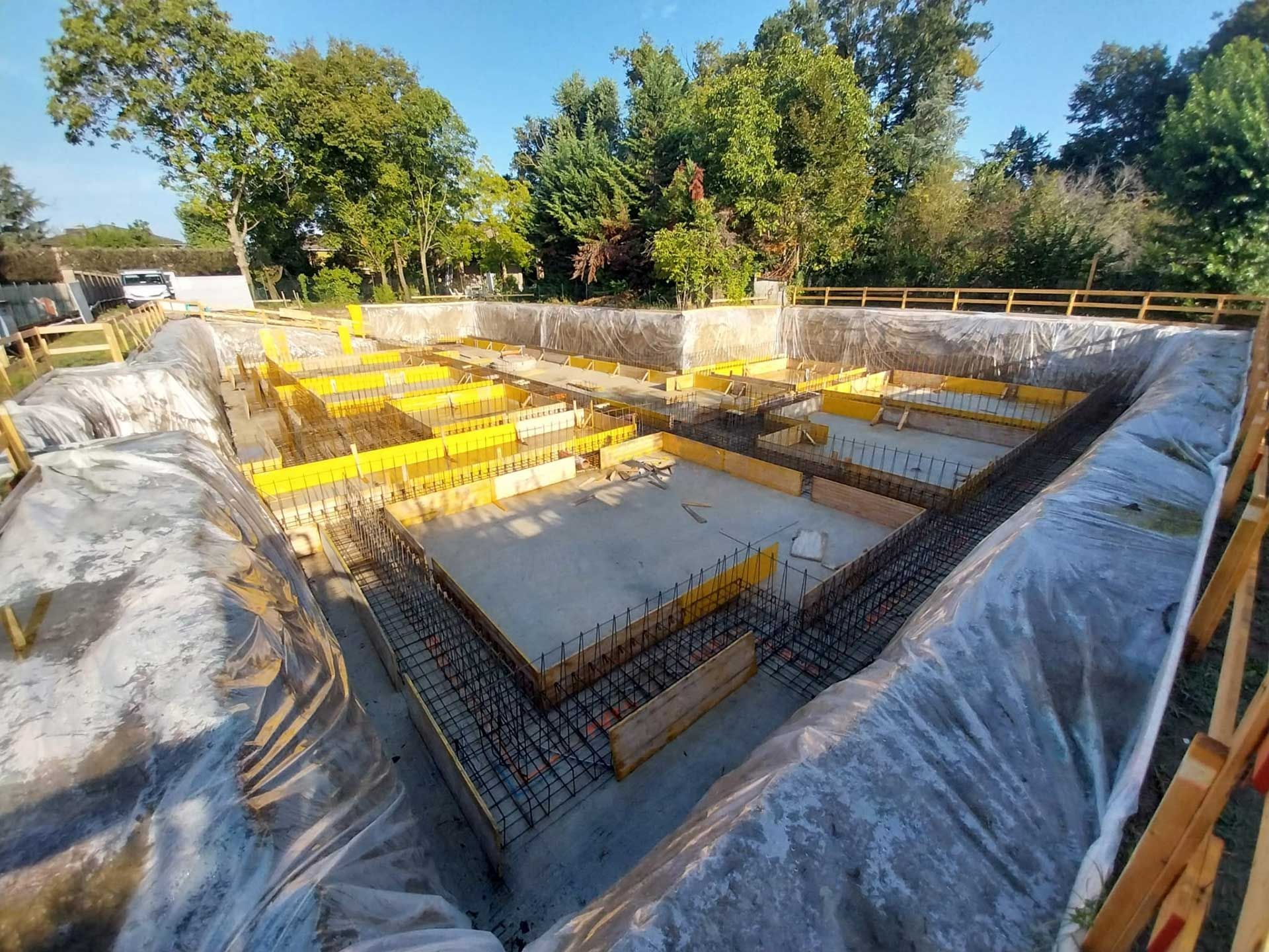 Armatura travi di fondazione