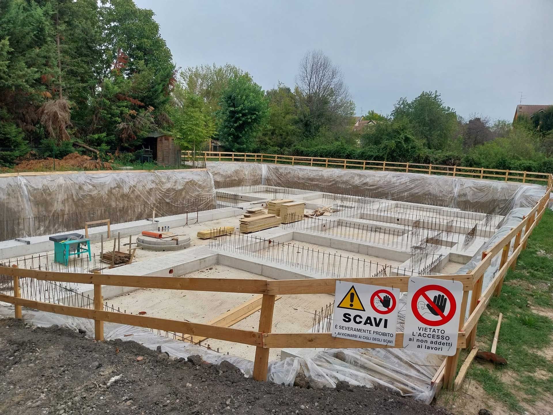 Cantiere ordinato e pulito 