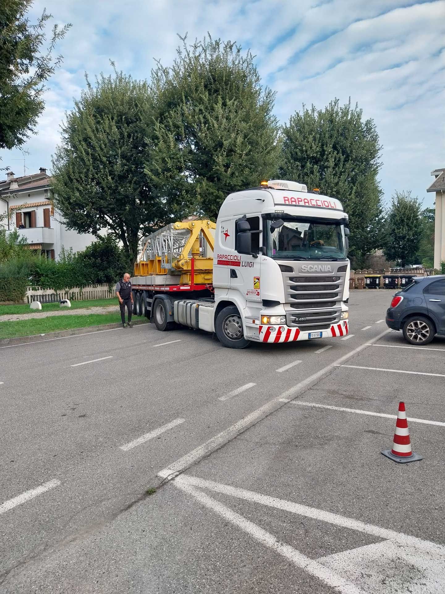 L'arrivo della gru