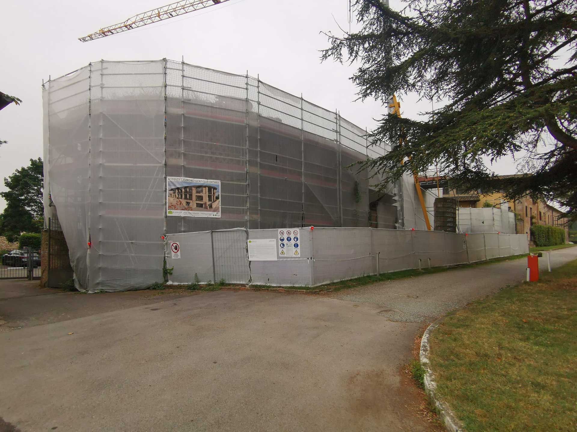 Vista cantiere angolo sx