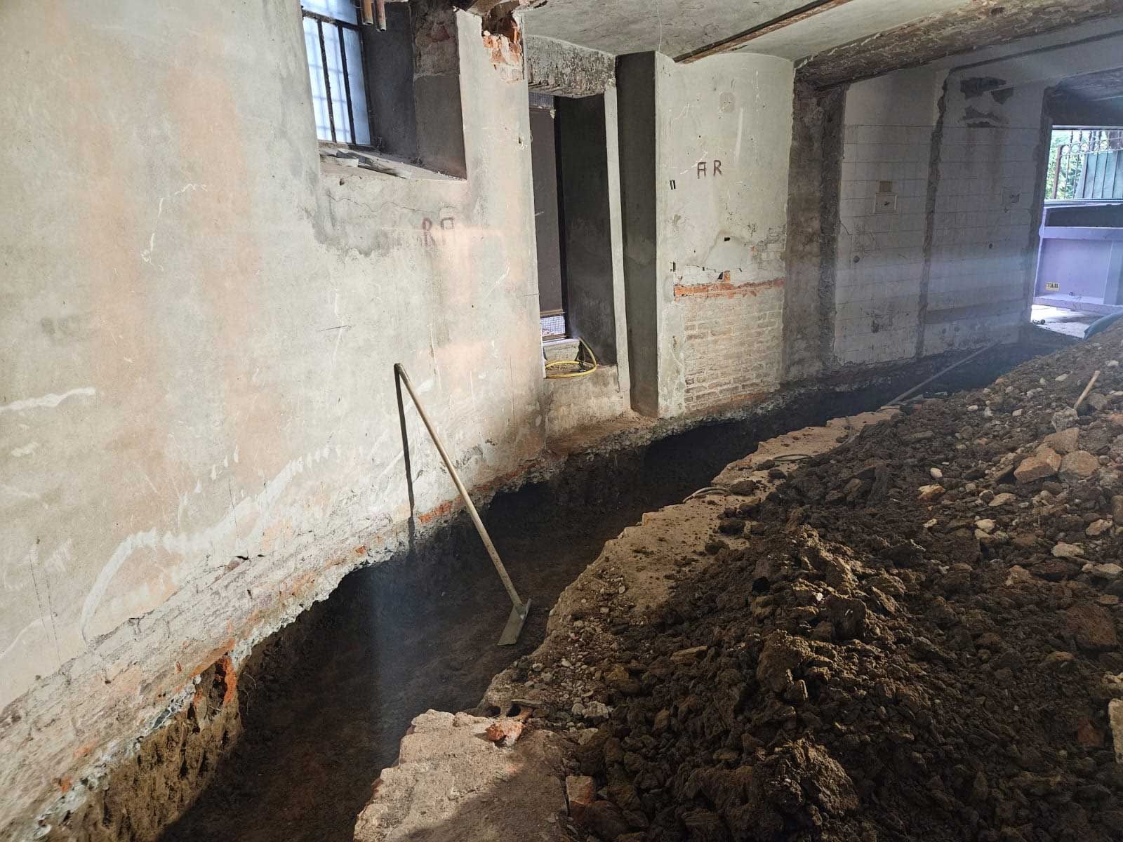 Preparazione per fondazioni interrato