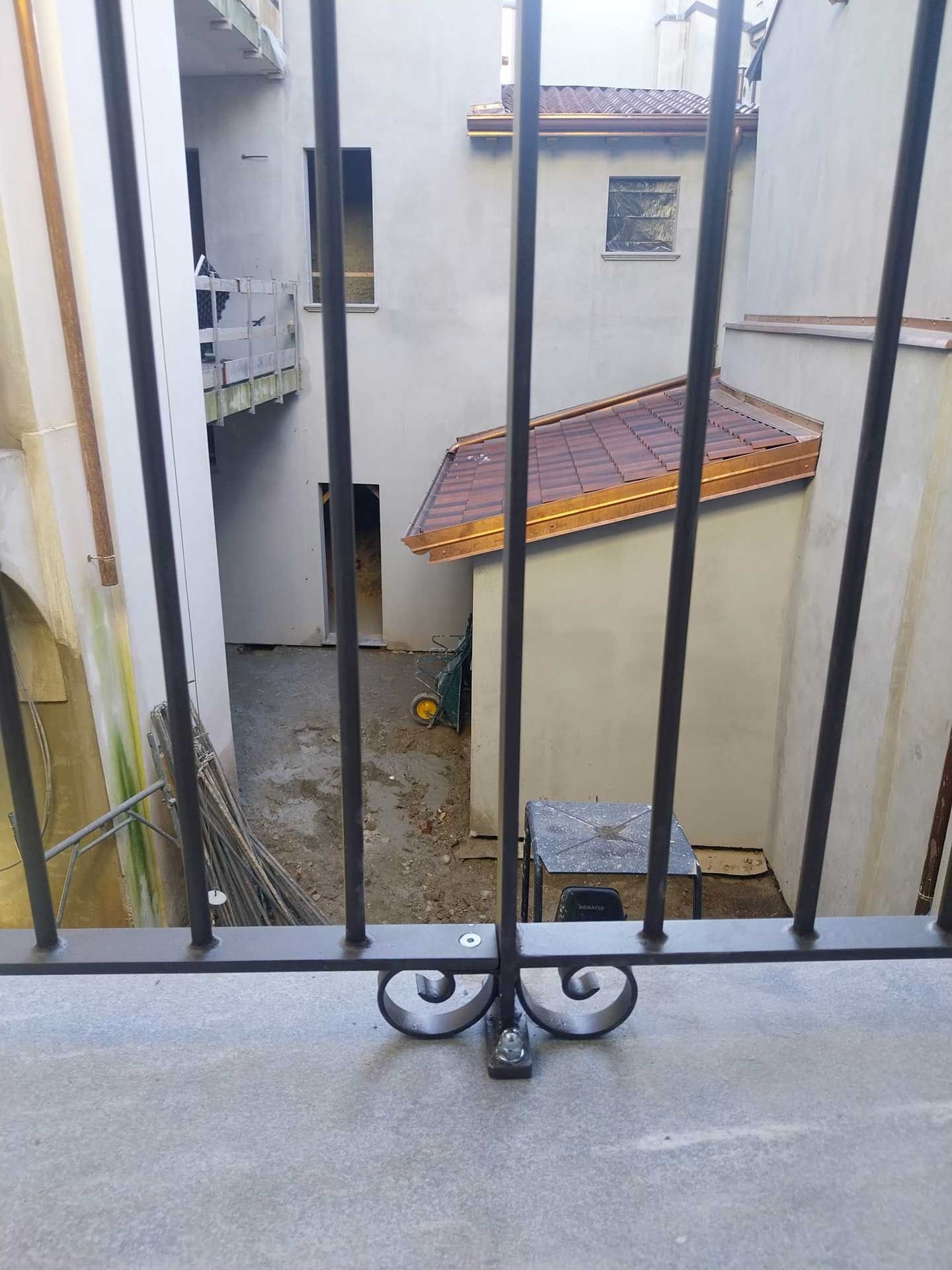 Lavorazione ringhiere