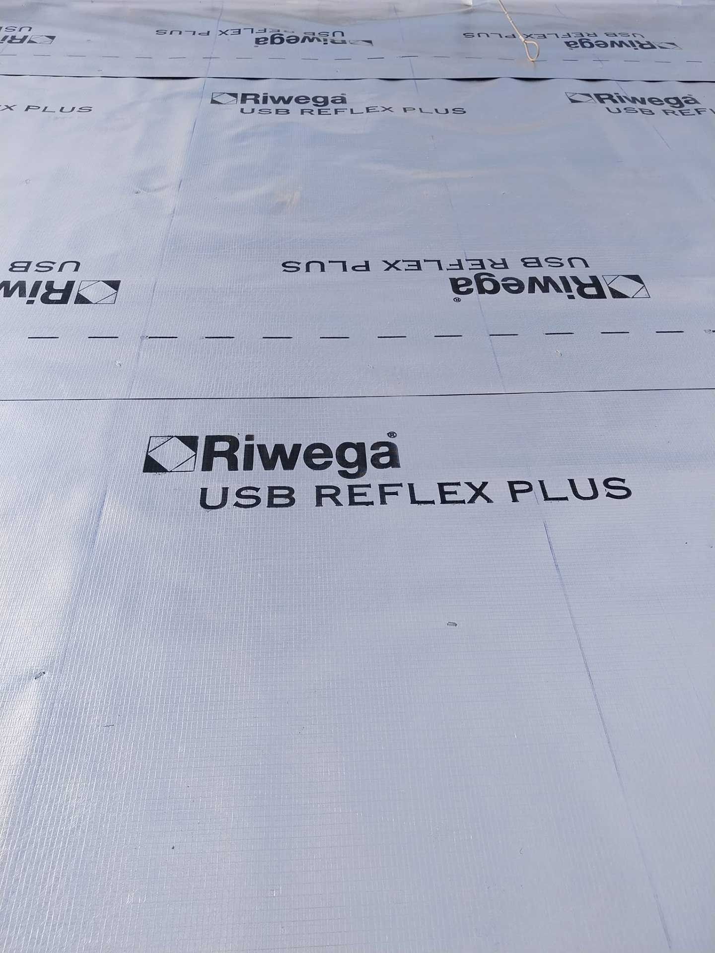 Particolare del telo USB Reflex Plus Riwega