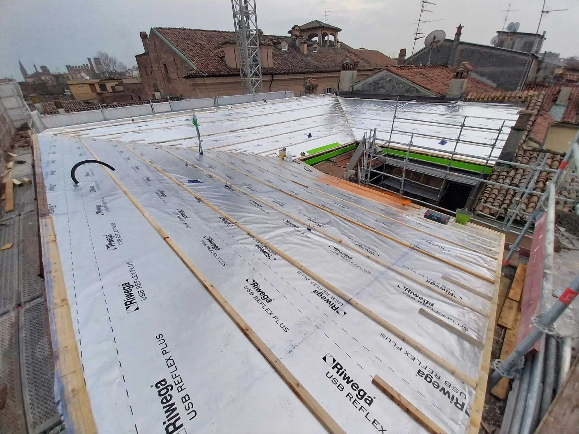 Copertura pronta per pannelli fibrocemento