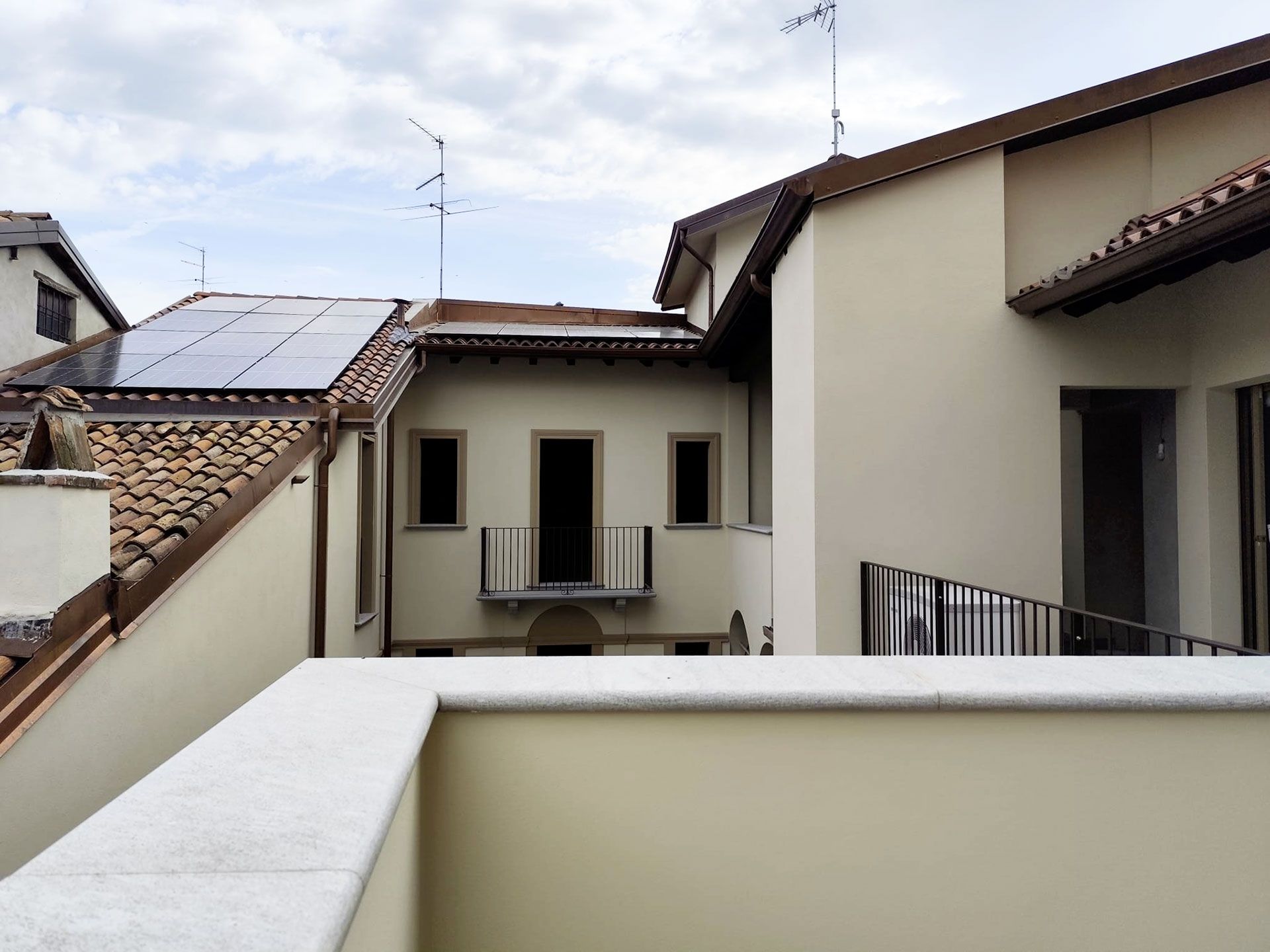 Dal terrazzo della soluzione D