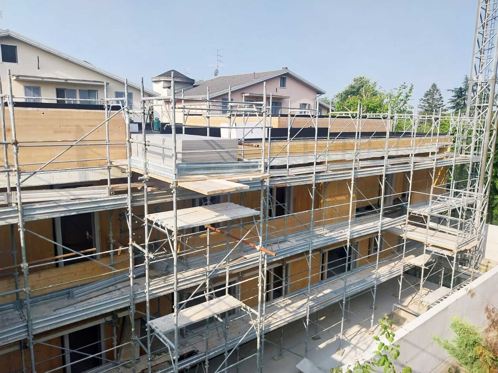 Vista del cantiere