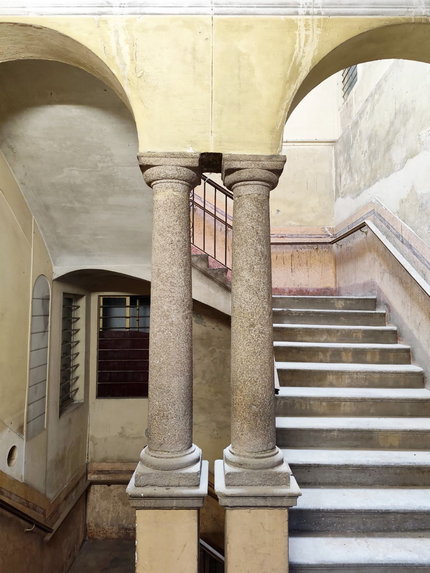 Particolare delle colonne