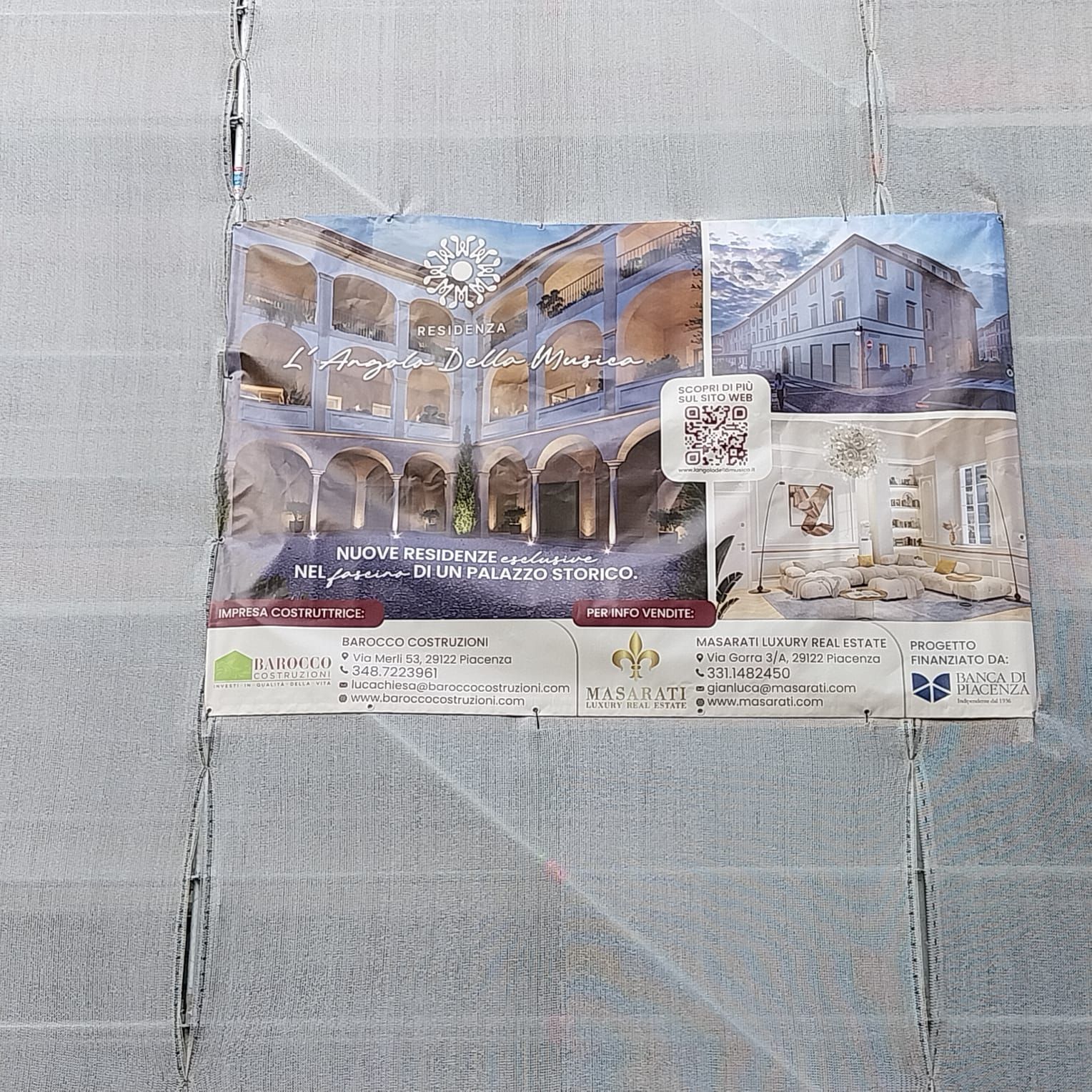Particolare del cartello