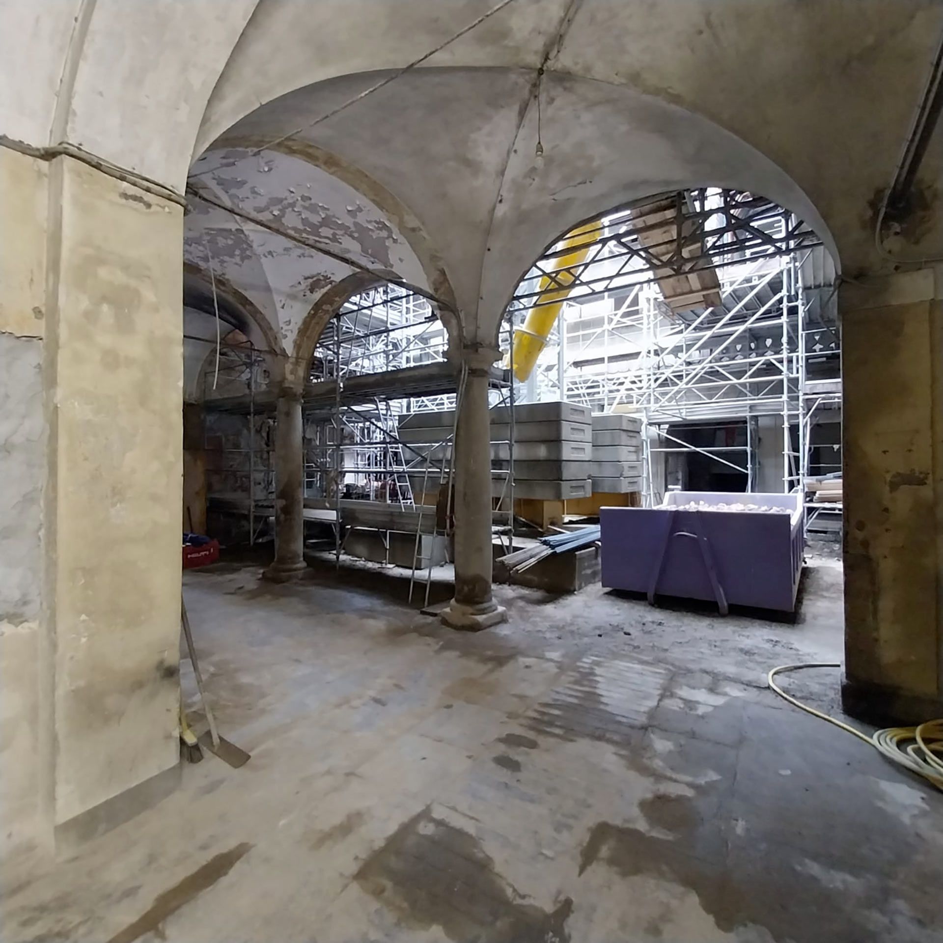 Cantiere pulito e ordinato