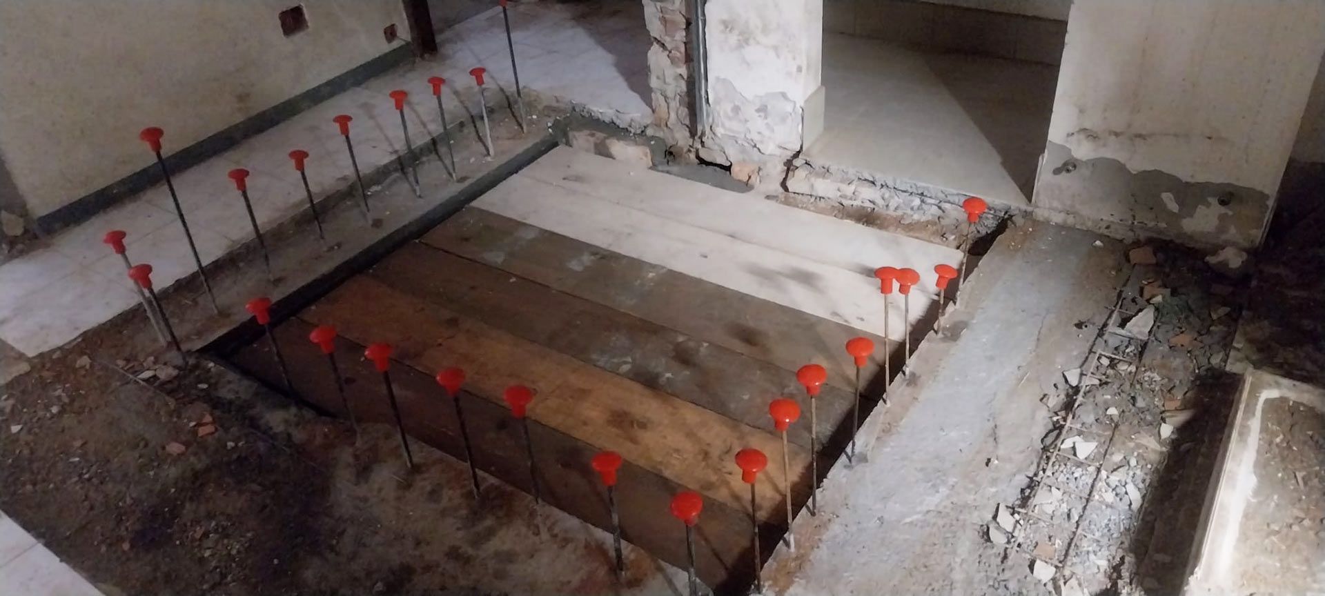 Chiusura vano ascensore piano primo