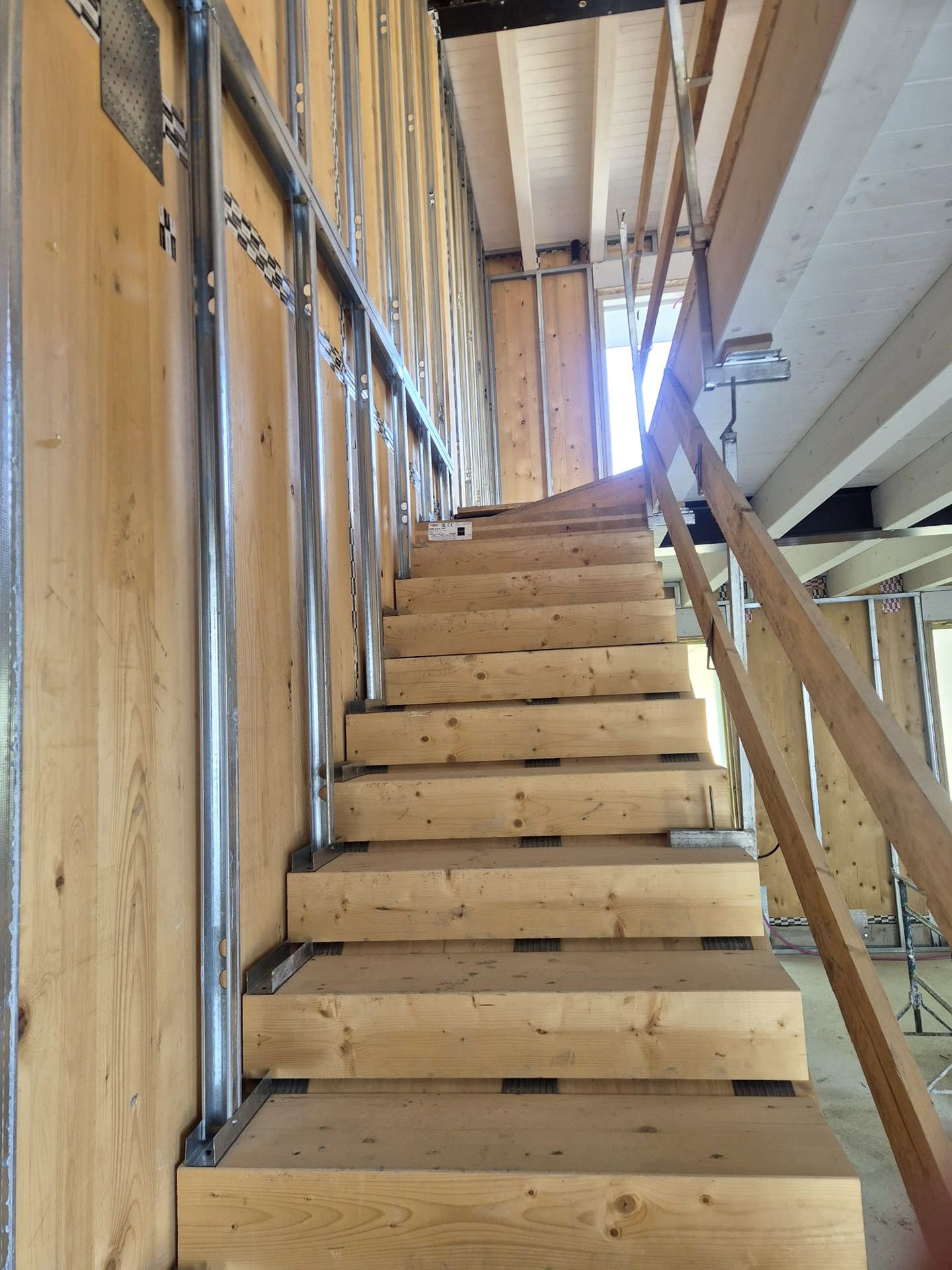 Struttura pareti vano scala Villa C