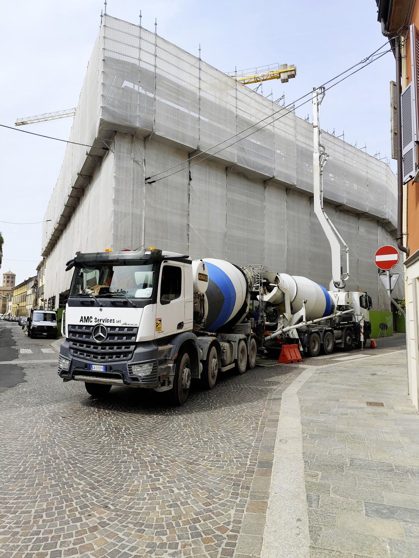 Piazzamento Beton pompa