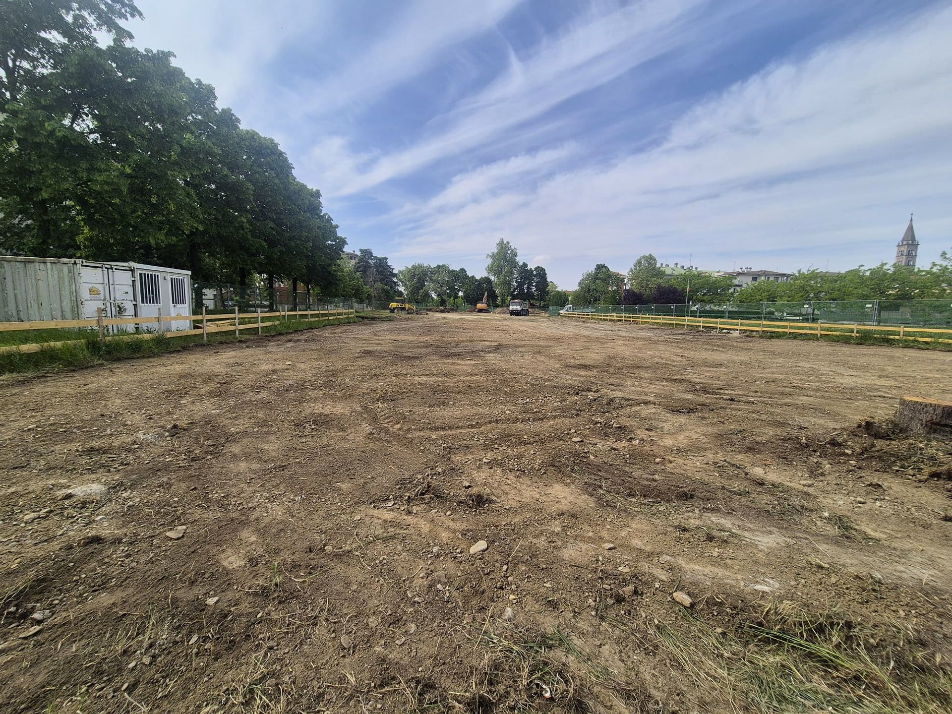 Area pronta per scavo