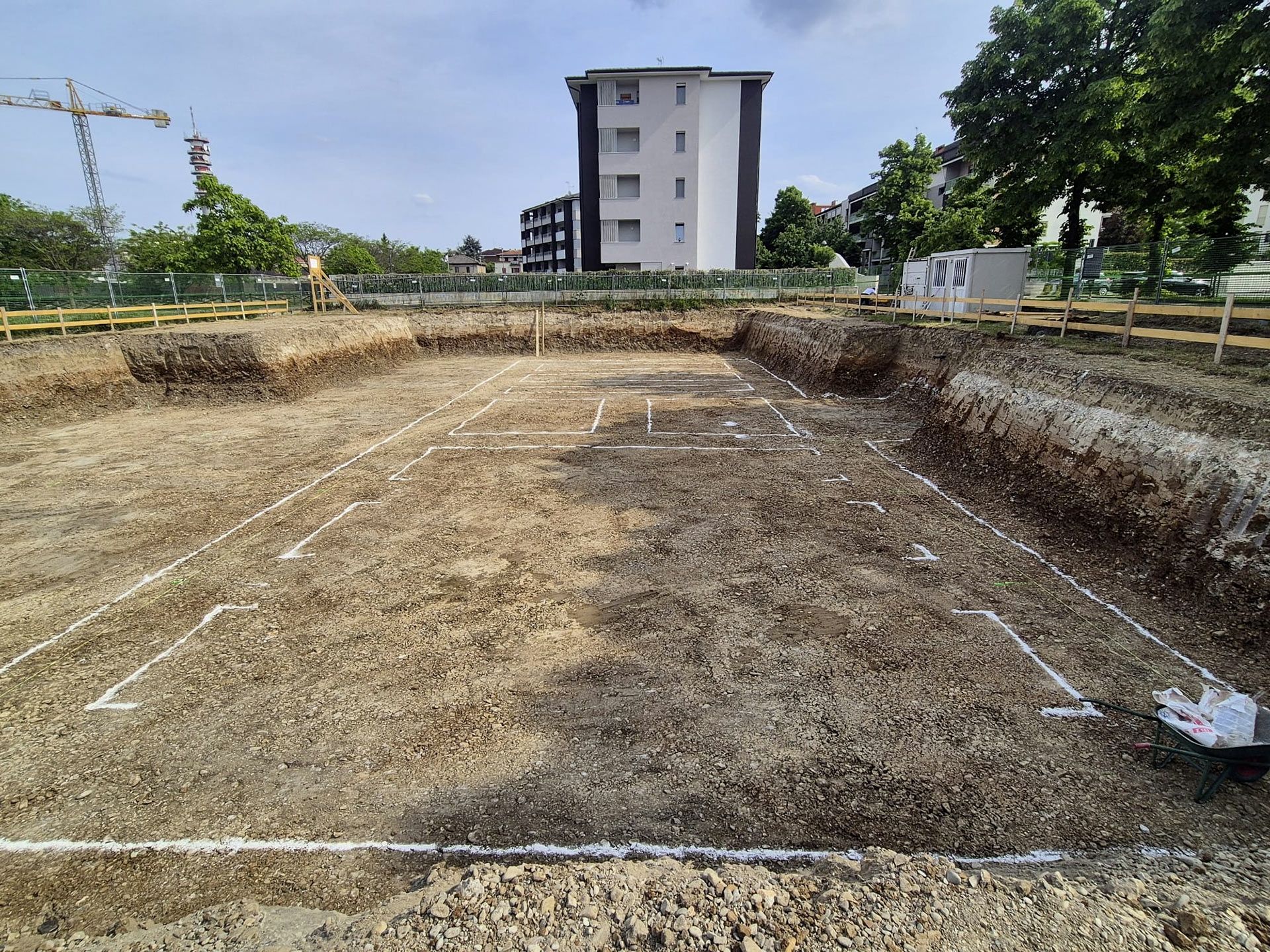 Tracciamento palazzina A