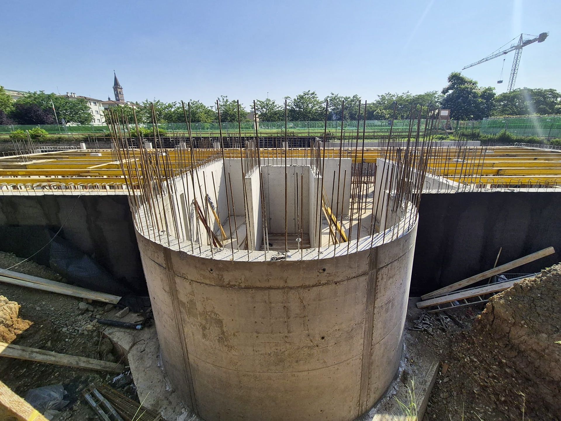 Vano scala tondo blocco A